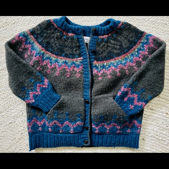 Vintage Hand-knit Fair Isle Sweater - Picture 1 of 5